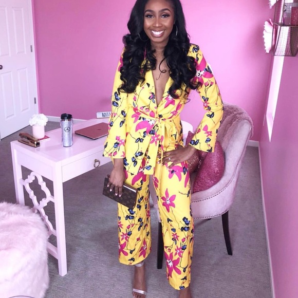 FLORAL JUMPSUIT - Picture 3 of 3